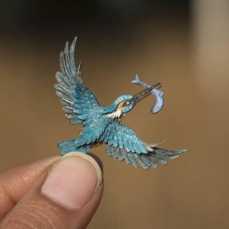Serupa Tapi Beda, 11 Miniatur Burung Kertas Ini Bikin Pengen Masukin Kandang