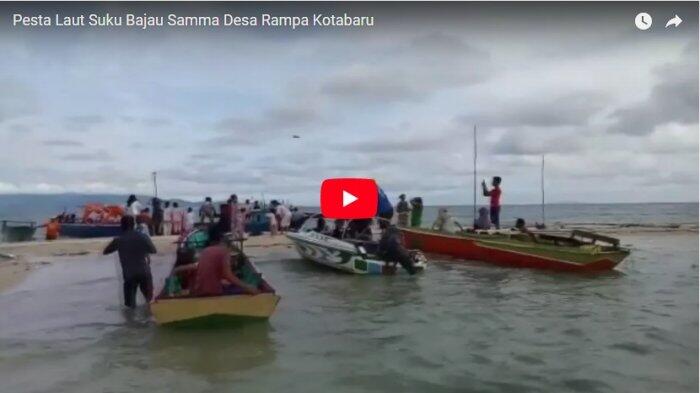 Pesta Laut Suku Bajau Samma Desa Rampa Kotabaru