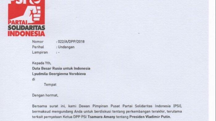 PSI Undang Dubes Rusia