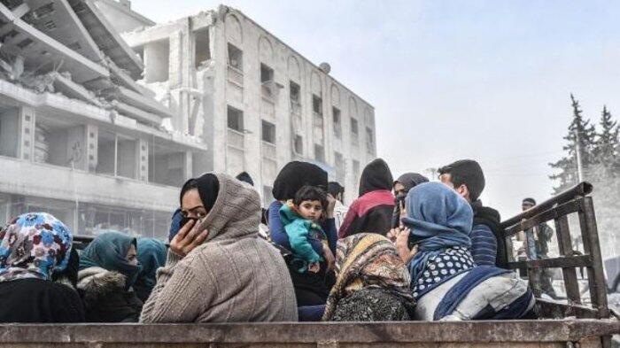 Pasukan Pemberontak Suriah Halangi Warga Sipil di Afrin untuk Mengungsi