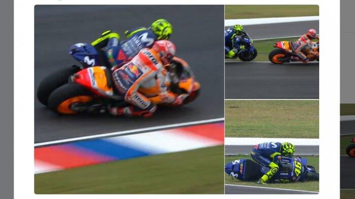 Marc Marquez Panen Hujatan dari Netizen Akibat Insiden dengan Valentino Rossi