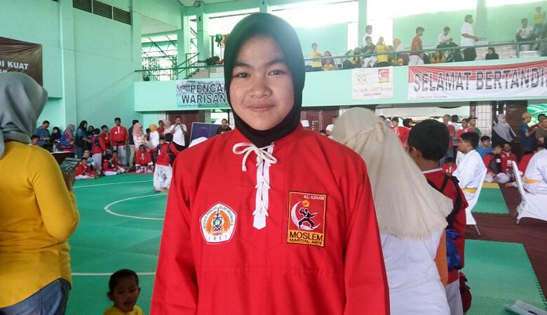 Berlatih Silat Lantaran Iseng, Pesilat Khansa Avissa Kini Pemegang Titel Dunia