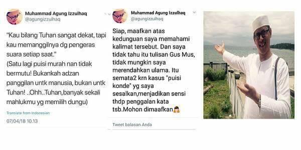 Puisi Gus Mus yang Dibaca Ganjar Penggerak Demo Era Soeharto