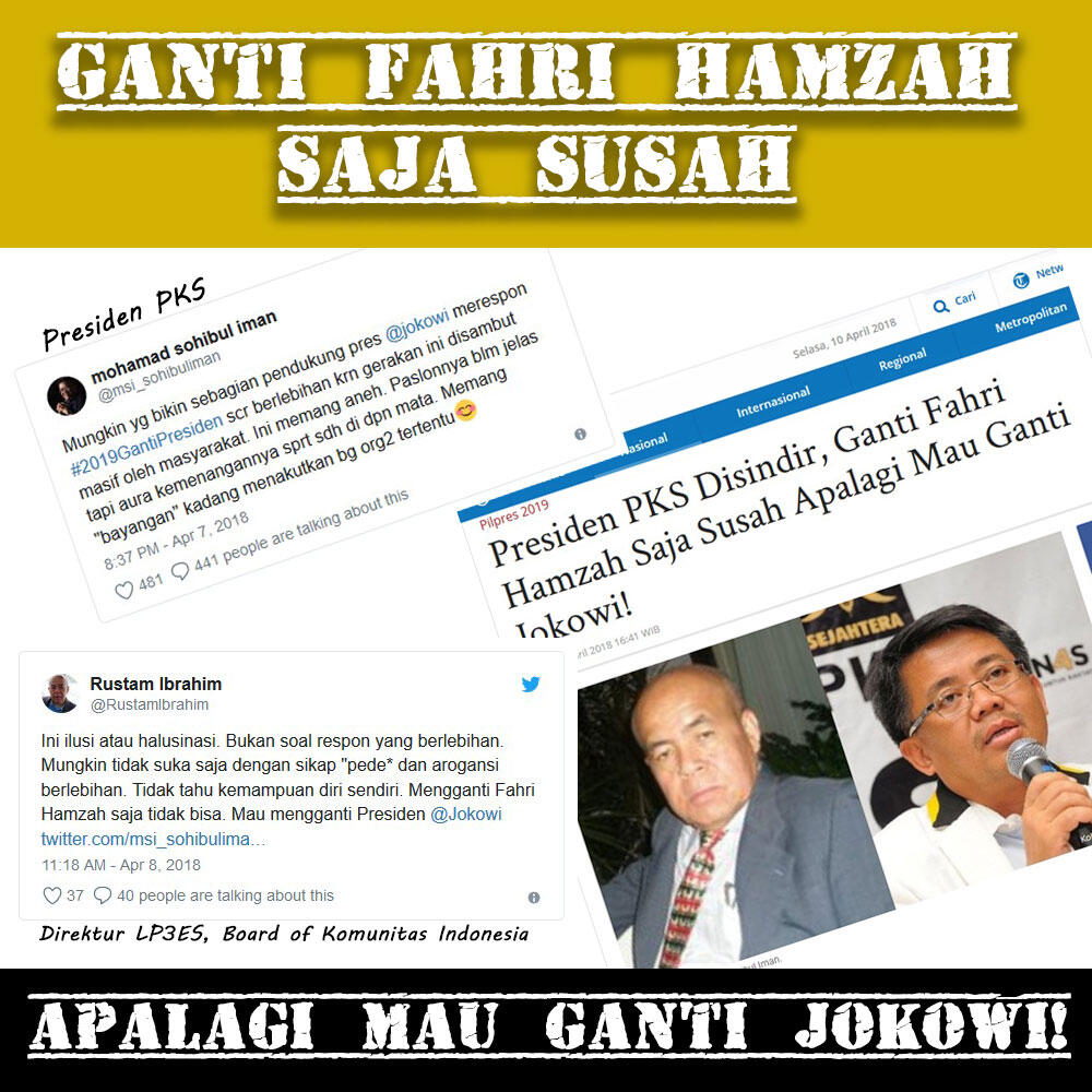 Internal PKS Belum Selesai, Udah Ngurusin Ganti Presiden?