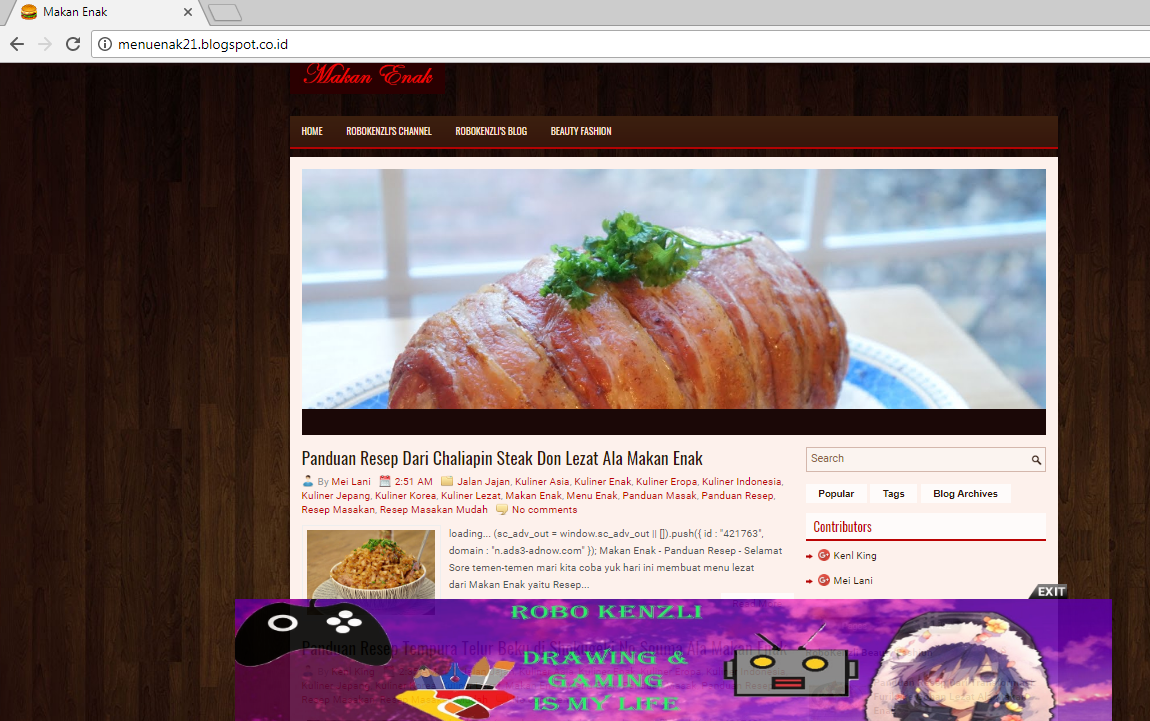 Panduan Resep Masakan Asia, America & Anime Yang Bisa Di Praktekan Di Rumah