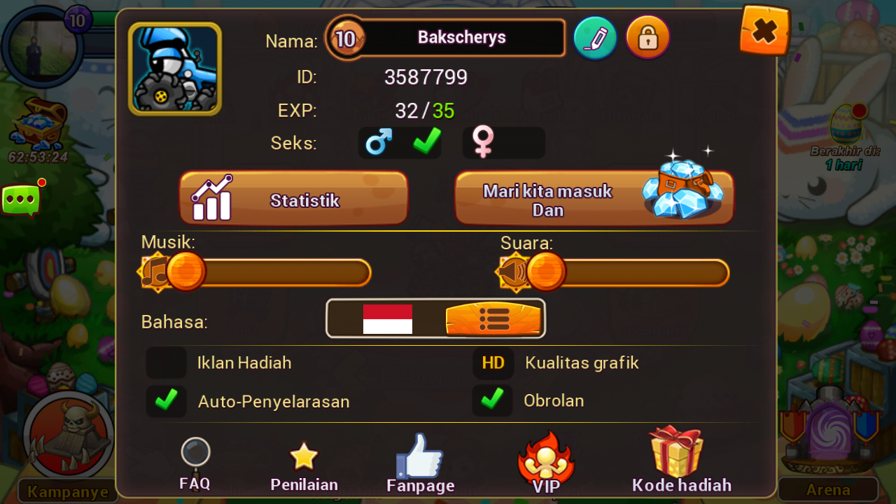 Share tips/trik bermain gungun online (yang mirip gunbon brok)
