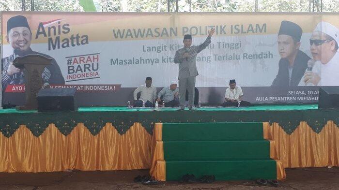 Anis Matta Safari Politik ke Pesantren di Ciamis, Ini yang Ia Sampaikan