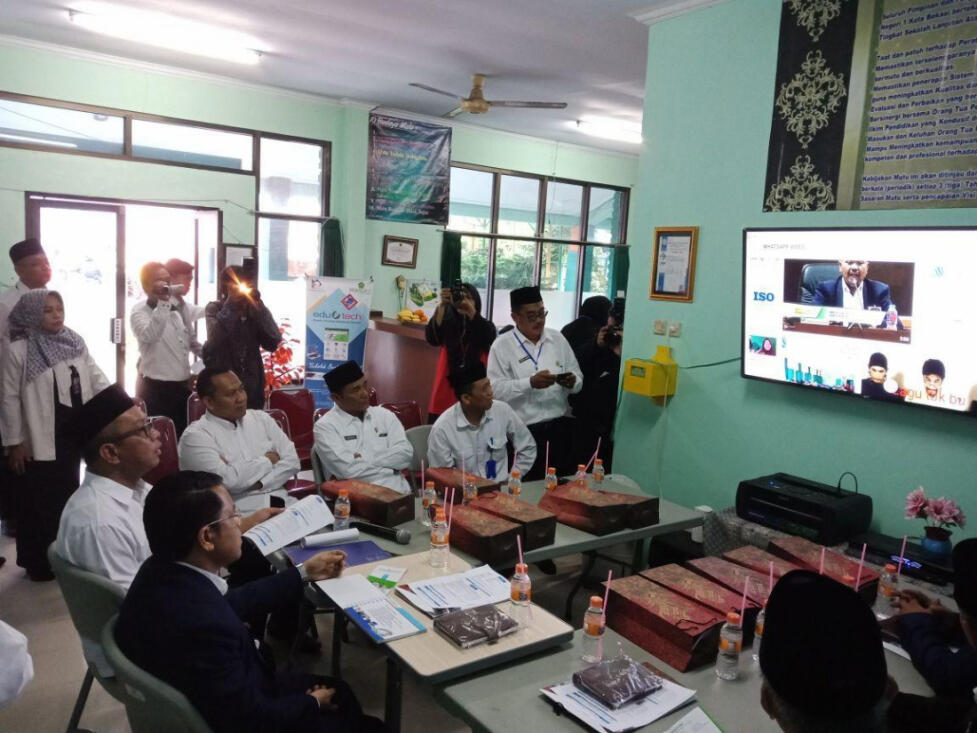 Pantau UNBK, Dirjen Optimis Masa Depan Madrasah