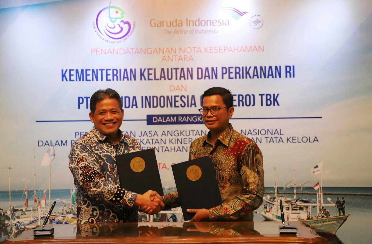 KKP - Garuda Indonesia Perluas Akses Pasar Produk Perikanan Indonesia