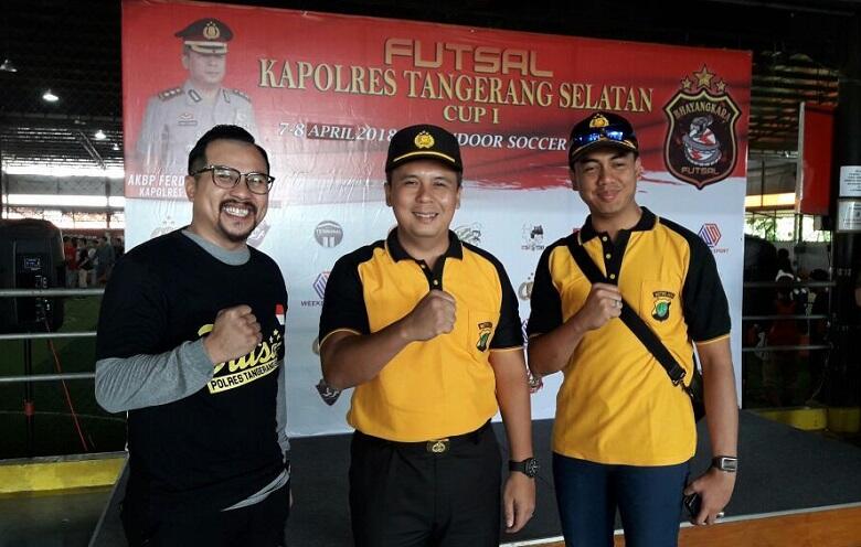 24 Tim Incar Juara Turnamen Futsal Kapolres Tangerang Selatan Cup 1