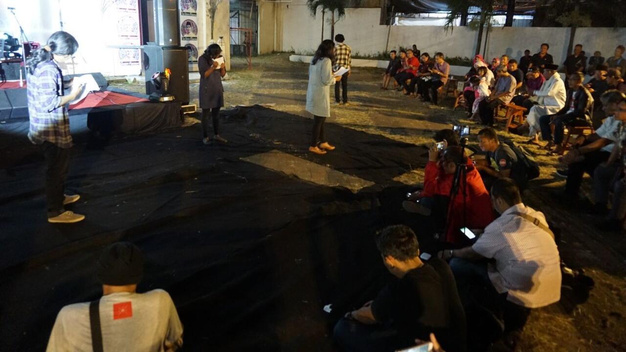 Relawan Ganjar-Yasin Gelar Acara Pembacaan Massal Puisi Gus Mus