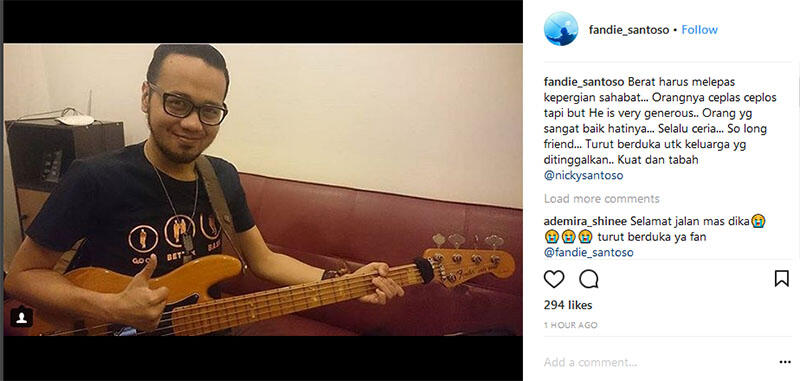 RIP Andika Kerispatih, Ini 10 Potret Terakhir Sang Bassist