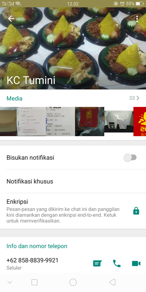 KC TUMINI TIDAK PROFESIONAL!!! PESAN 600 PORSI HANYA DIKIRIM 400 PORSI!!