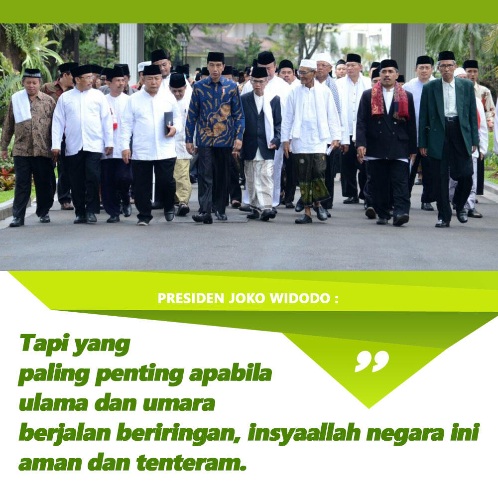 Ulama Jabar Silaturahmi ke Jokowi