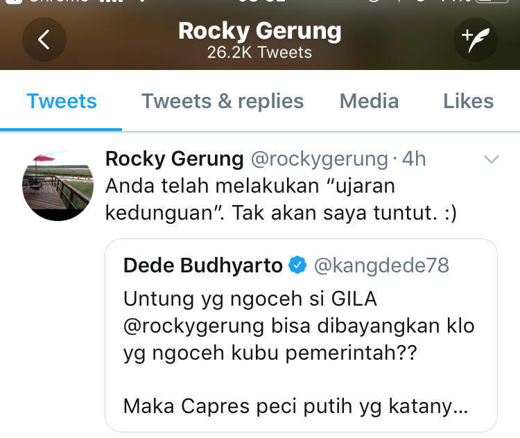 Rocky Gerung: Kitab Suci adalah Fiksi