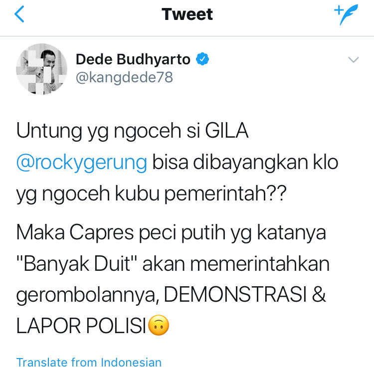Rocky Gerung: Kitab Suci adalah Fiksi