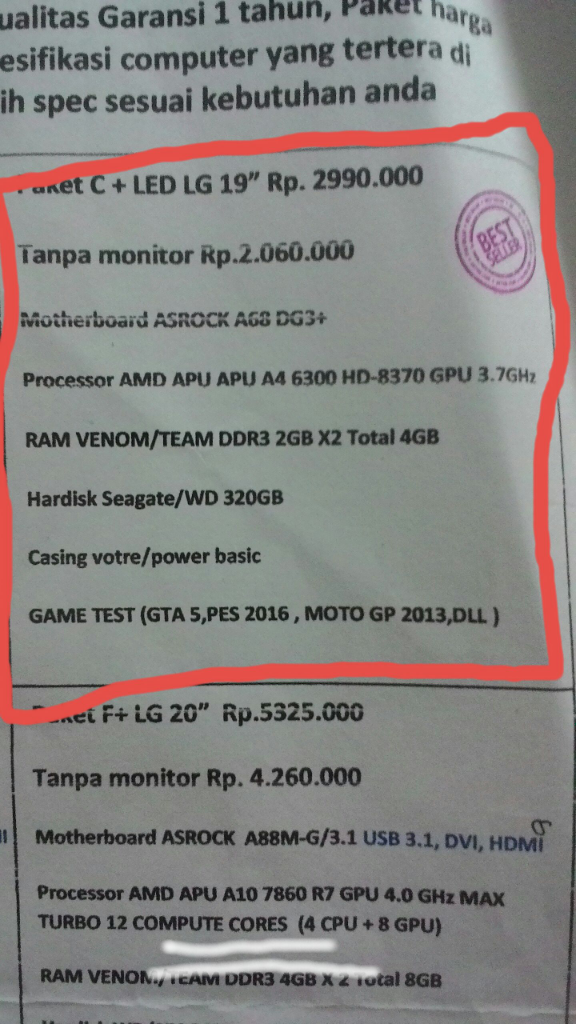 Monitor Berkedip