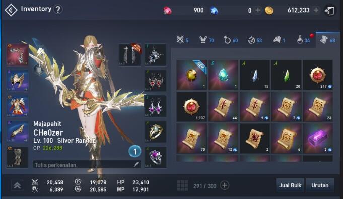Akun LineAge 2 Revolution Silver Ranger Server Majapahit