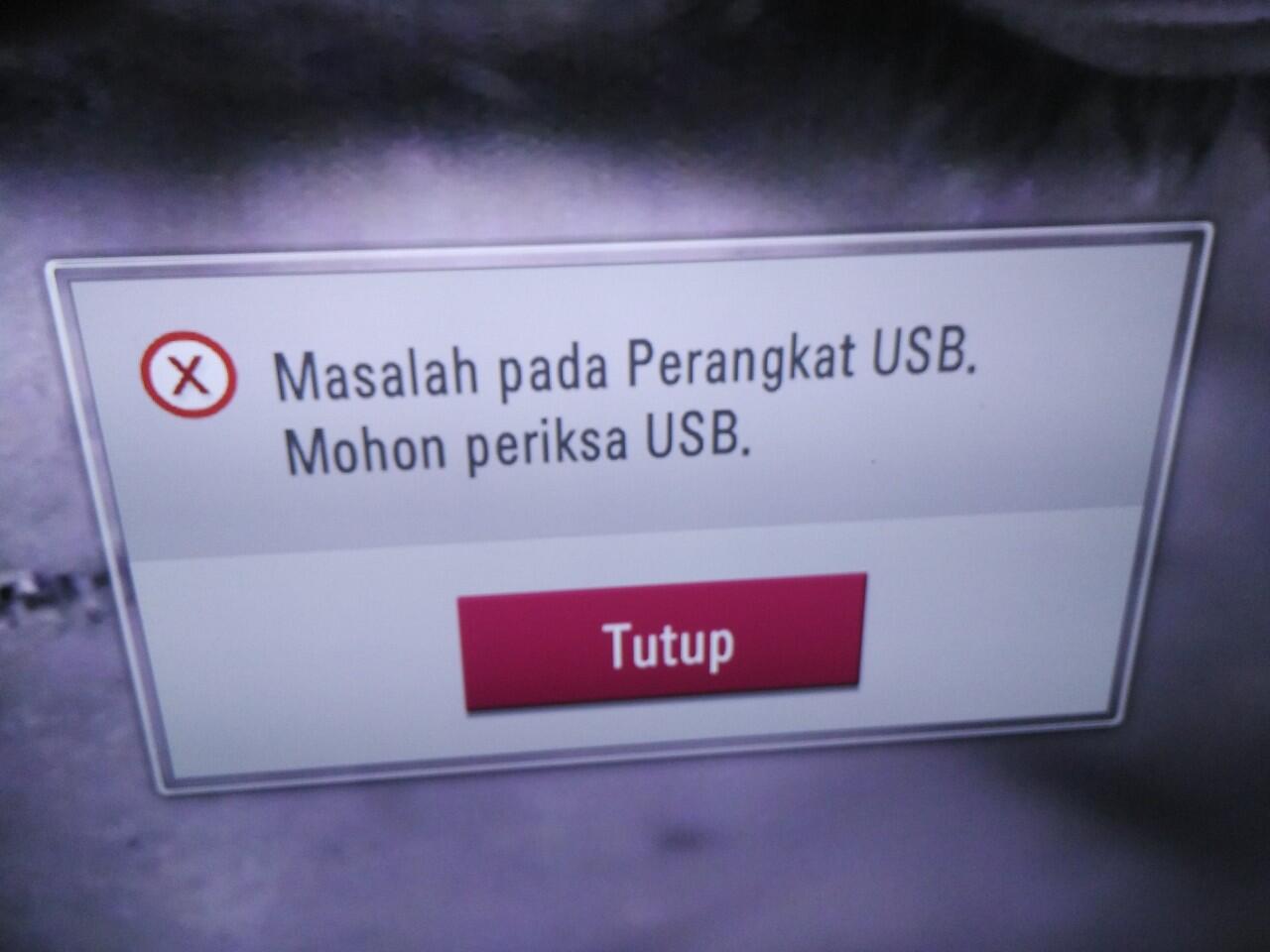 Fix FLASHDISK tidak terbaca di TV LG