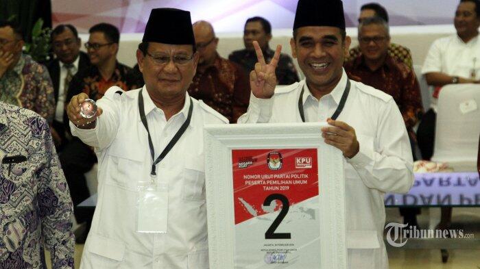 Gerindra Resmi Usung Prabowo Sebagai Capres 2019