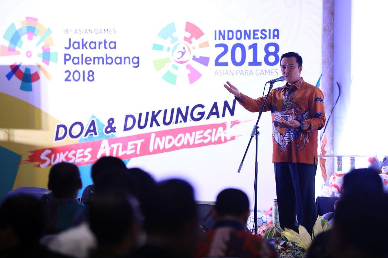 Gaungkan Asian Games dan Paragames 2018, Menpora Gelar Gowes Bersama