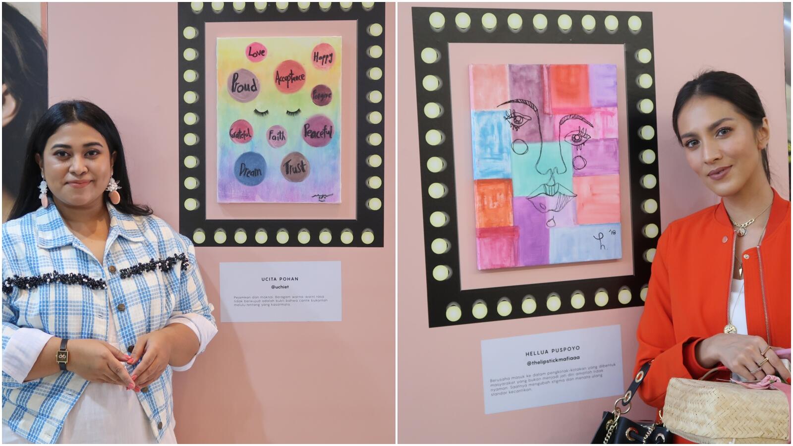 Beauty on Canvas, Pameran Lukisan di Atas Kanvas Menggunakan Makeup