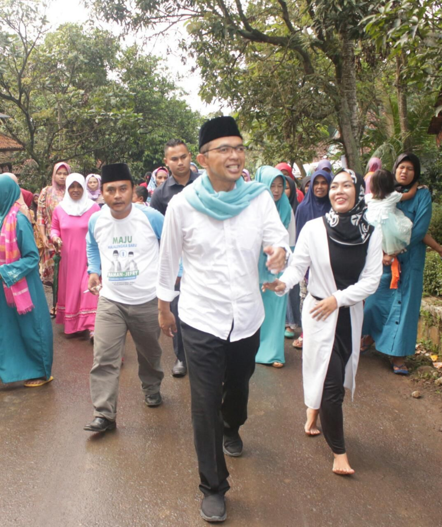Kampanye di Lemahsugih, Cabup Maman Malah Tausiah