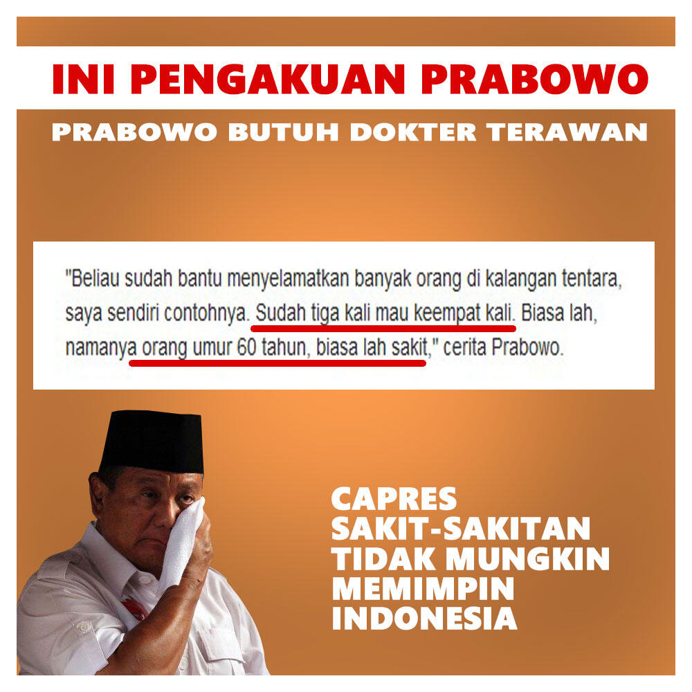 Prabowo Ke Dokter Terawan?