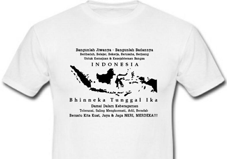 Kaos Indonesia Bhinneka Tunggal Ika