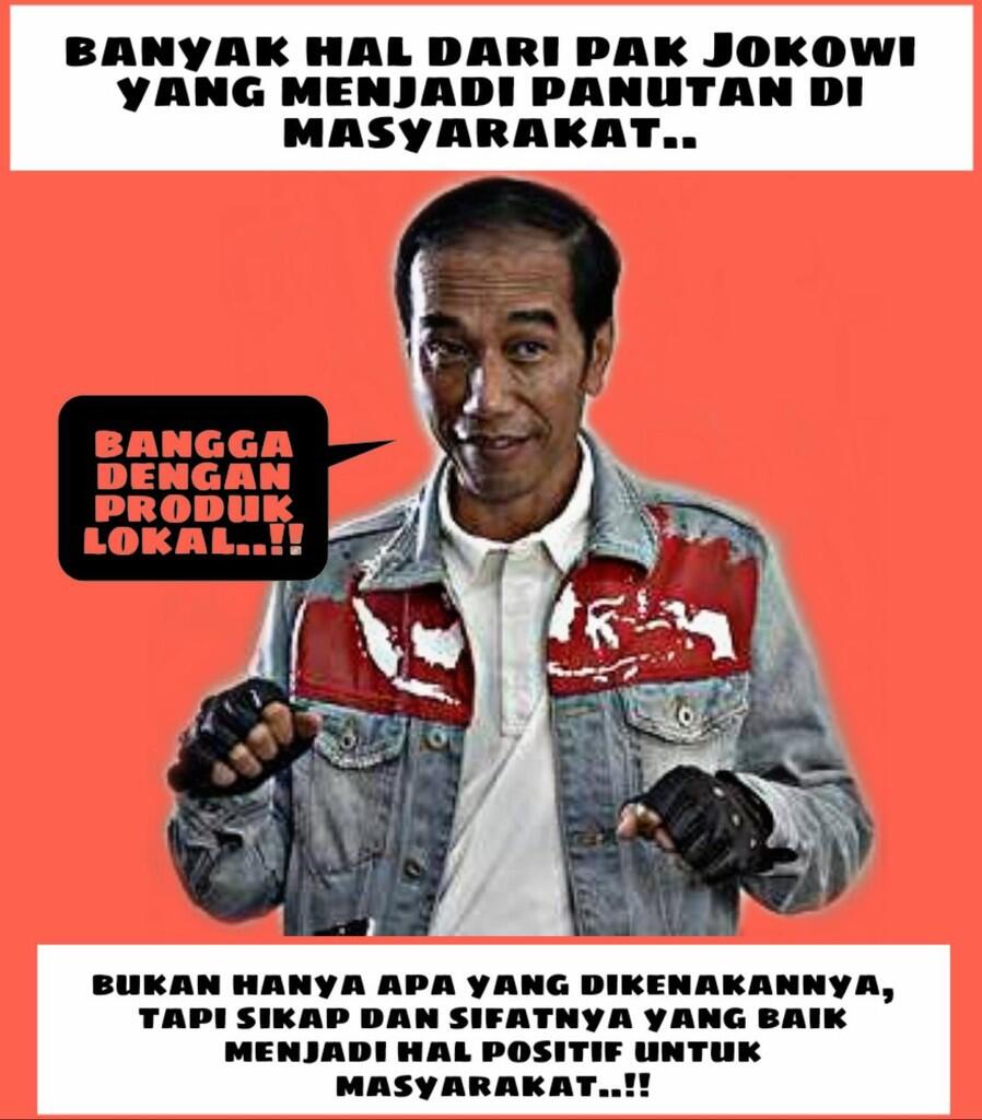 Presiden Jokowi, Trend Setter yang Membuat Brand Lokal Mampu Bersaing