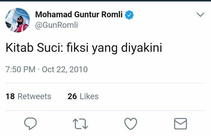 Politikus PSI Guntur Romli Sebut Kitab Suci Fiksi yang Diyakini & Islam Agama Oplosan