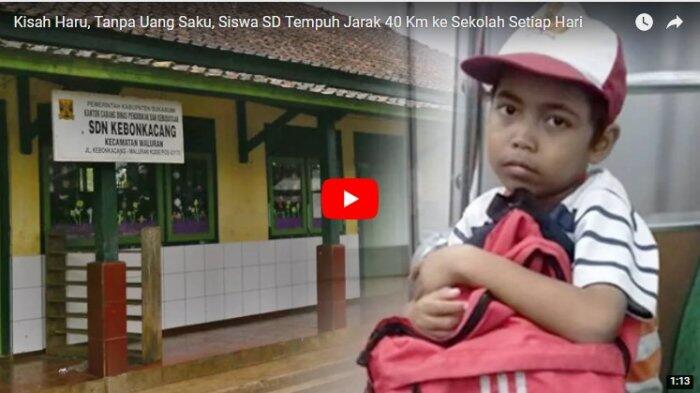 Kisah Haru, Tanpa Uang Saku, Siswa SD Tempuh Jarak 40 Km ke Sekolah Setiap Hari
