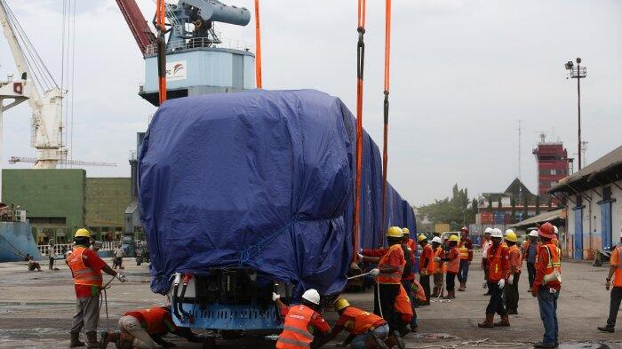 Sekda: Alhamdulillah Trainset LRT Sampai di Palembang