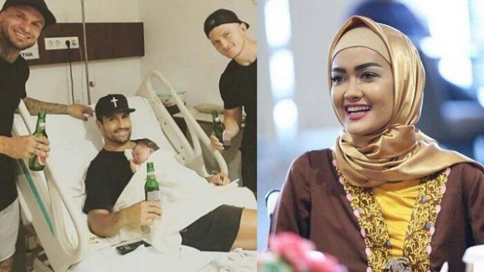 Seminggu Usai Punya Anak, Gaston Castano Datangi Makam Julia Perez Lakukan Ini