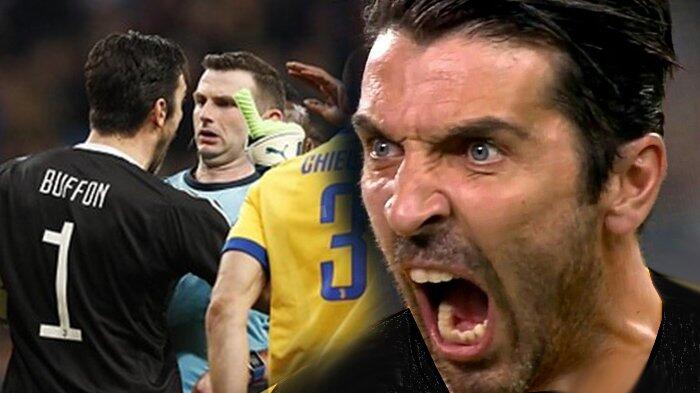 Buffon Tetap Dikagumi Meski Dapat Kartu Merah
