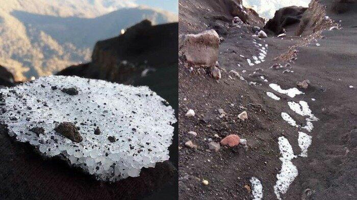 Muncul Es di Gunung Semeru, Bukti Ekstremnya Suhu di Puncak Tertinggi di Jawa?