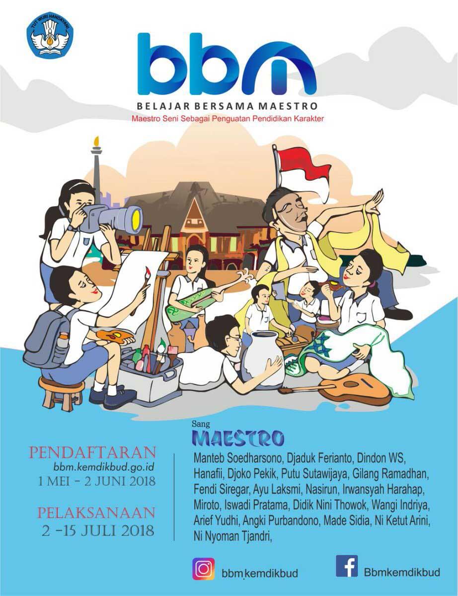20 Maestro Budaya Kembali Mengajar di Sekolah-Sekolah