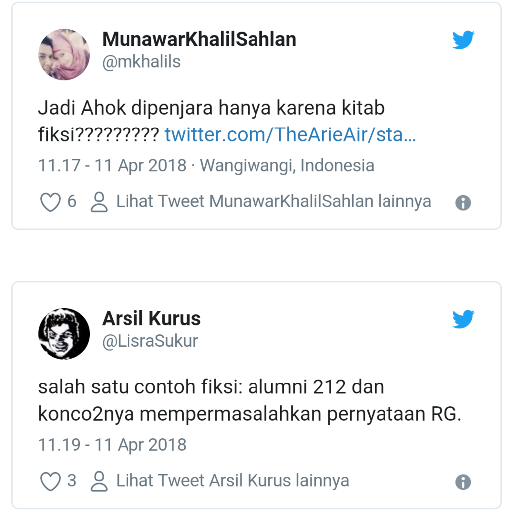 Kenapa 'kitab suci fiksi' Rocky Gerung ditanggapi berbeda dengan puisi Ibu Indonesia