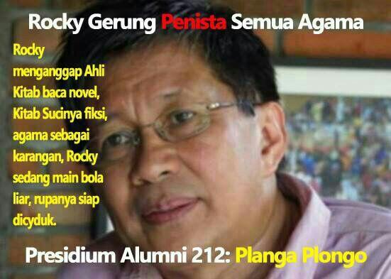Rocky Gerung di Tengah Intelektual Killers. Melawan Arus & Menentang Badai!