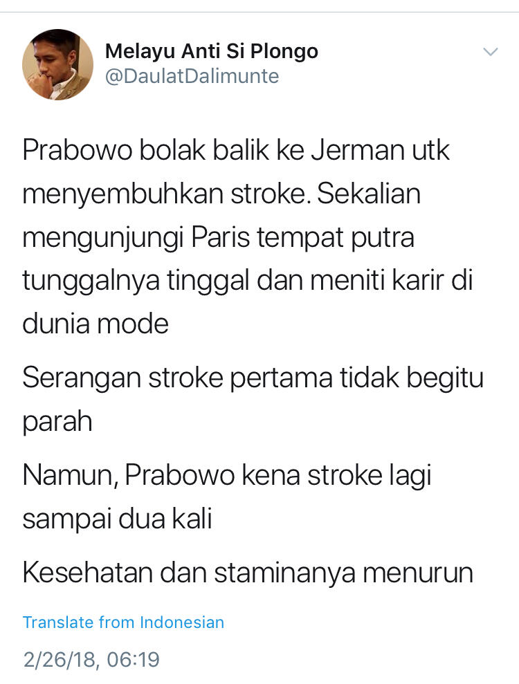 Prabowo Telanjang Dada, Sandi: Jangan Gagal Fokus