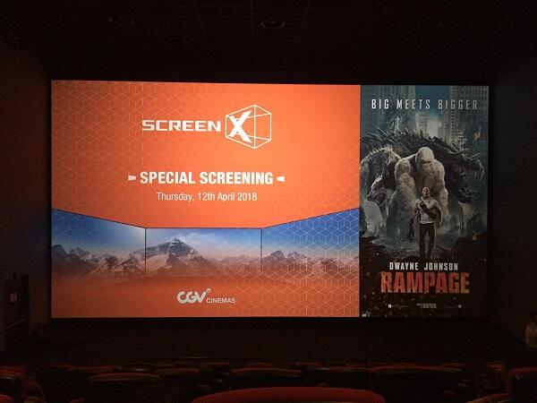 Jantung Serasa Ingin Copot Saat Nonton Film Rampage di Screen X