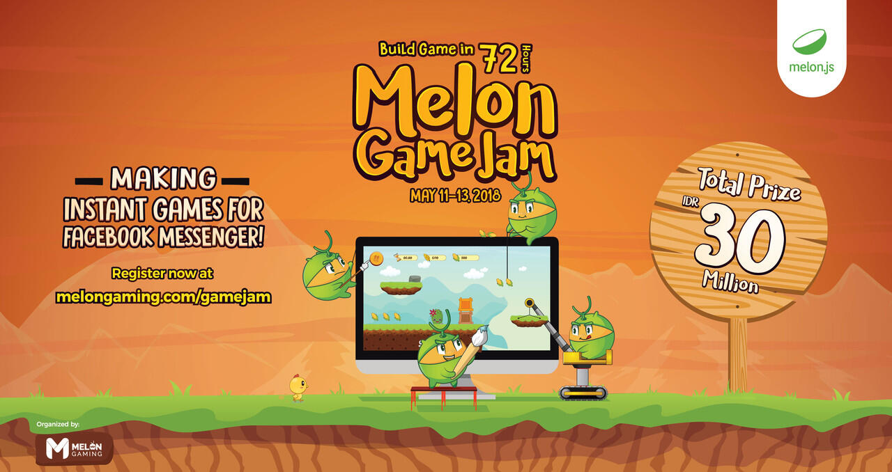 Ayo Ikutan Melon Game Jam dan Dapatkan Hadiah Jutaan Rupiah !