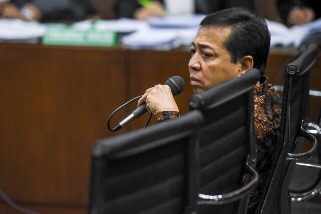 Novanto Minta Hak Politiknya tak Dicabut