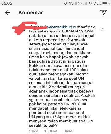 Warna Warni Komentar Pelajar di UN 2018 SMA 