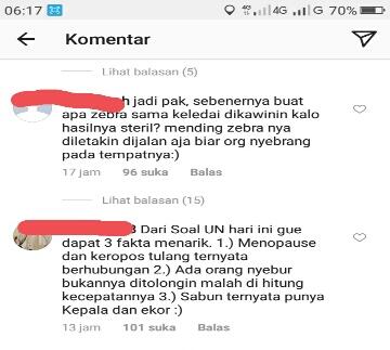Warna Warni Komentar Pelajar di UN 2018 SMA