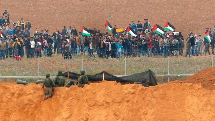 363 Warga Palestina Pengunjuk Rasa Di Perbatasan Israel Terluka