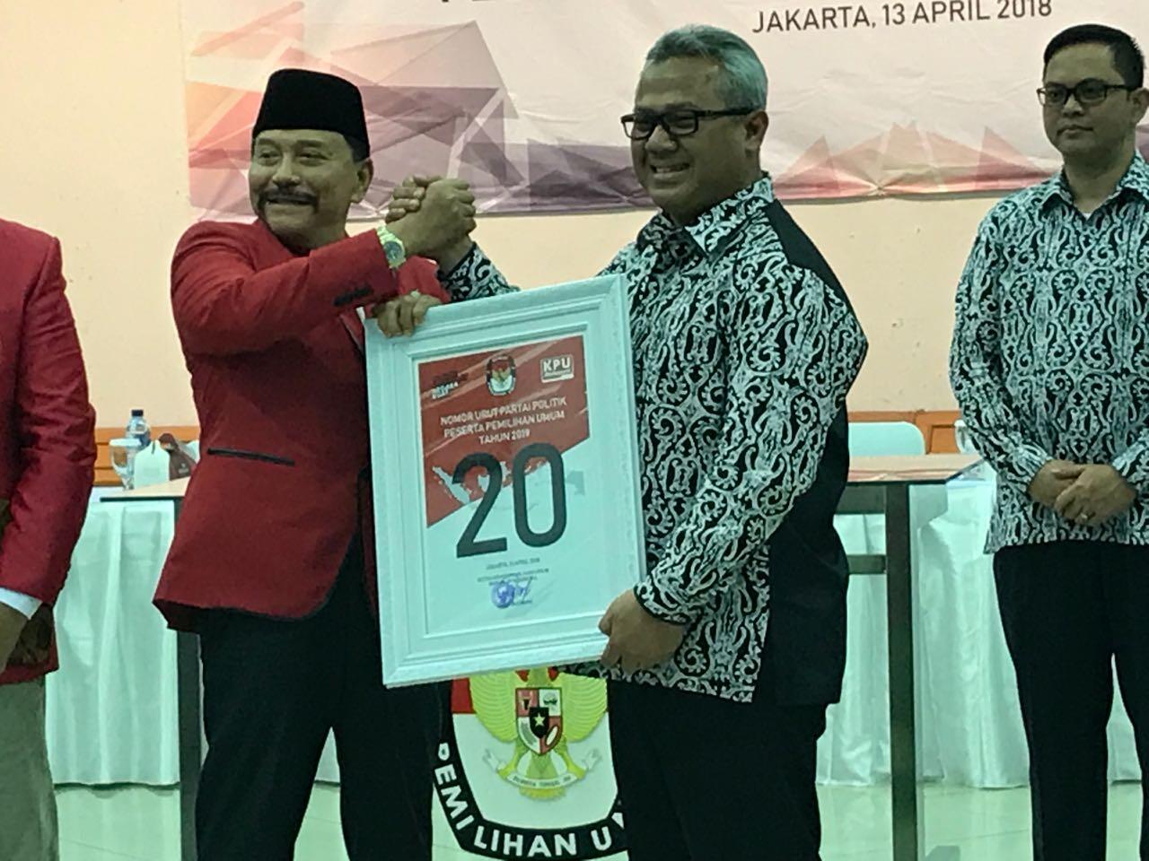 Menang di PTUN, PKPI Melenggang di Pemilu dengan Nomor Urut 20