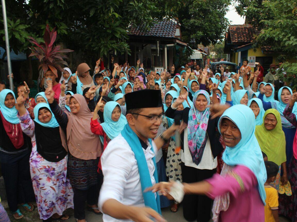 Kampanye di Rumah Sendiri, Cabup Maman Yakin Rebut 100 Persen Suara Desa Babakan