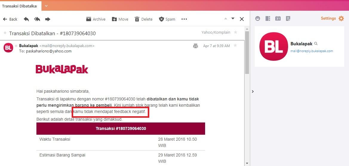 Bukalapak, tolong kembalikan barang saya