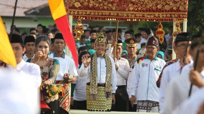 Buka Liga Santri Sub-regional Lampung 1, Menpora Disambut Bak Raja